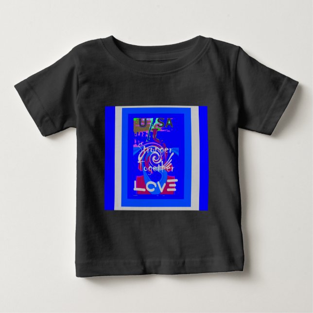 Vi är starkare tillsammans med Kärlek T-shirt (Framsida)