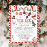 Vi är tillbaka Elf Arrival Brev Elves jul<br><div class="desc">♥ Den här söta Elf Brev är ett perfekt till din magiska jul!</div>