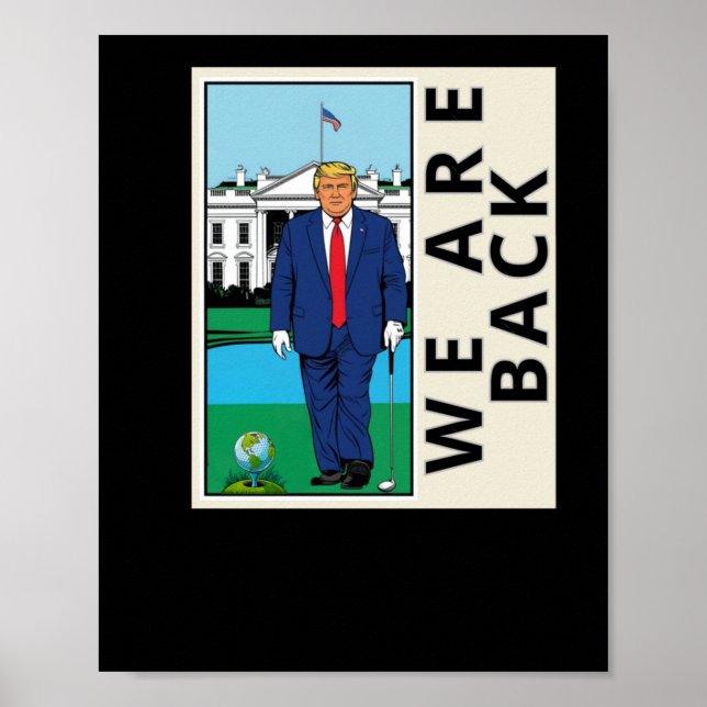 Vi är tillbaka och får Amerika att sjunga igen - g Poster (Framsidan)
