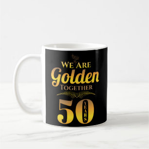 Vi är tillsammans - 50 år - 50-årsjubileum bröllop kaffemugg