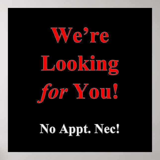 Vi är Tittar för Poster av Haircut Sale (Framsidan)