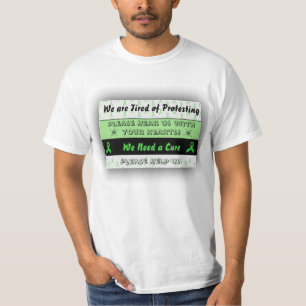 Vi är trötta på protester mot Lyme Disease Shirt T-shirt