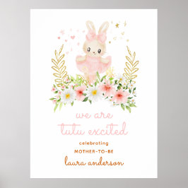 Vi är Tutu Except Ballerina Välkomstbabyskor Poster