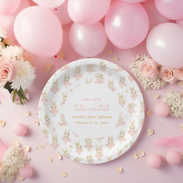 Vi är tutu upphetsade rosa Baby Shower