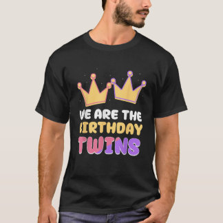 Vi är Twillingar på födelsedagen Cute Celebrate Tw T Shirt
