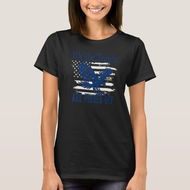 Vi är ute efter folket t shirt (Framsida)