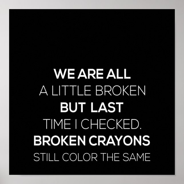 Vi är väggar lite brutna, men senast kontrollerade poster (Framsidan)