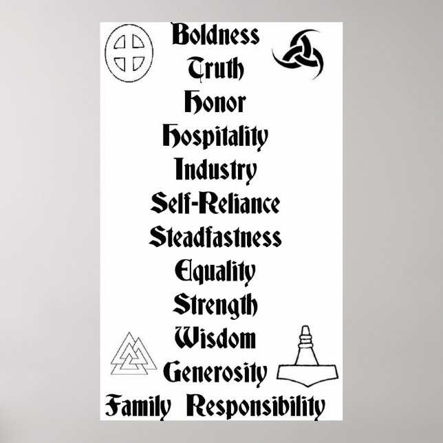 Vi är våra handlingar Poster (Framsidan)