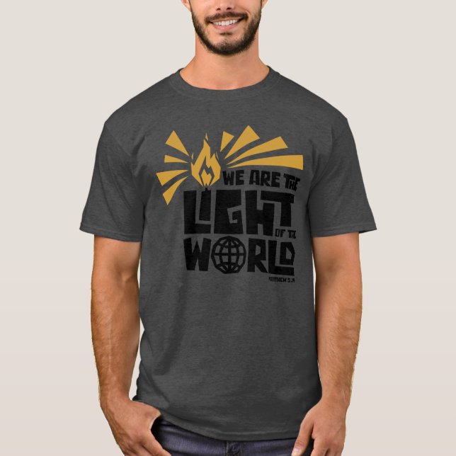 Vi är världens ljus t shirt (Framsida)