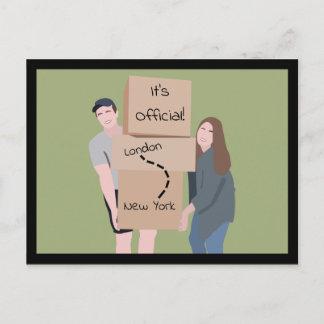 Vi är vykort för Flytta annons