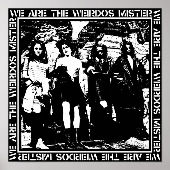 VI ÄR WEIRDOS MISTER POSTER (Framsidan)