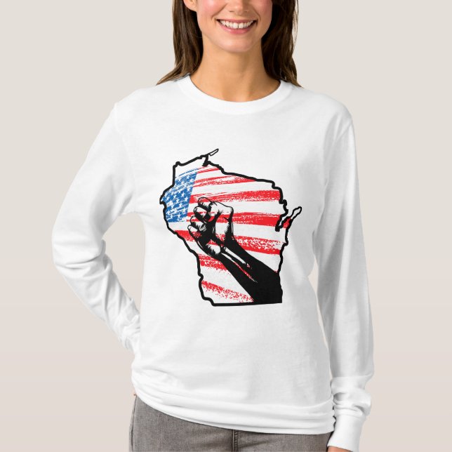 Vi är Wisconsin T-shirt (Framsida)