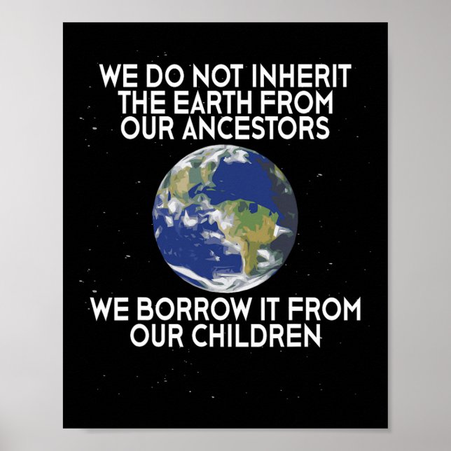 Vi ärver inte jordvetenskapens dag poster (Framsidan)
