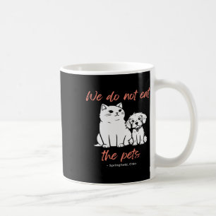 Vi äter inte husdjuren Springfield Ohio Trump Kama Kaffemugg
