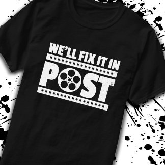 Vi åtgärdar den i videoklipp efter redigering t shirt