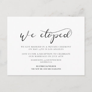 Vi avbröt Elegantens calligraphY-meddelande Vykort