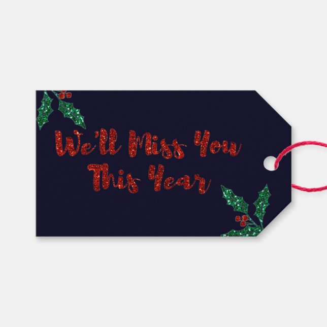 Vi Avstånd julen i Social. Presentetikett (Framsidan (Horisontell))