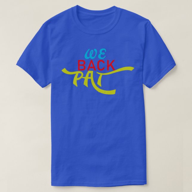 Vi backar 1 t shirt (Design framsida)