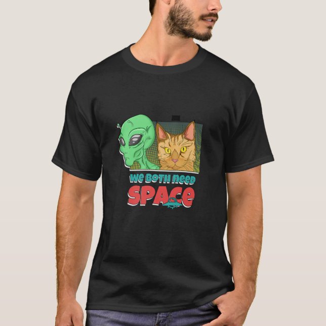 Vi båda behöver rymden t shirt (Framsida)