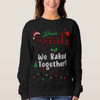Vi Bakade Tillsammans Matchande Jul Kära Tomte T Shirt