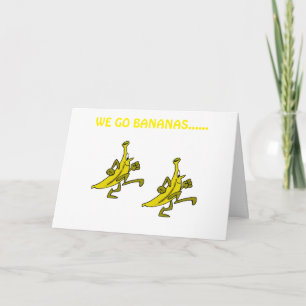 VI (BANANER) GÅ BANANAS ÖVER DIN **PENSION** KORT