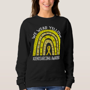 Vi bär gult för Adenosarkom-medvetenhet T Shirt