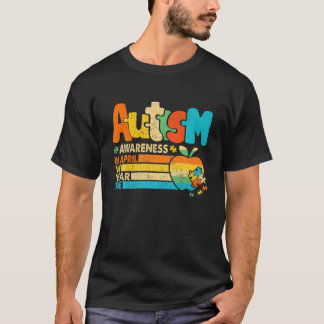 Vi Bära Blue for Autism Awareness Teacher Mamma Mo T Shirt