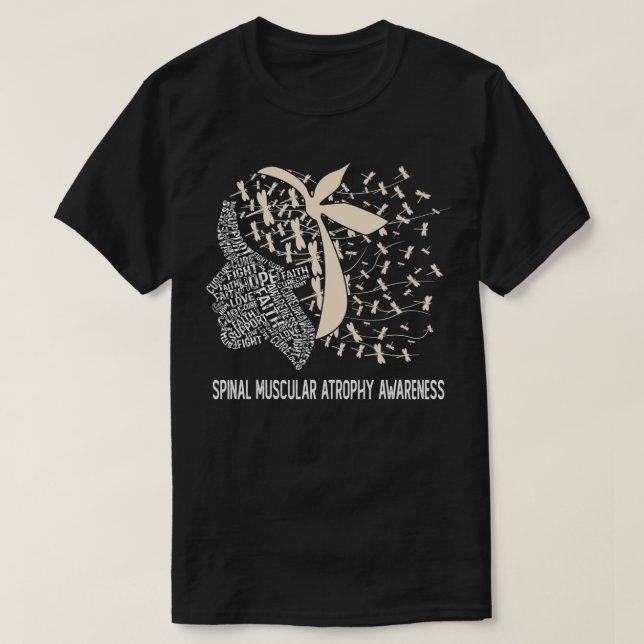 Vi Bära Cream for Spinal Muscular Atrophy (SMA) Aw T Shirt (Design framsida)