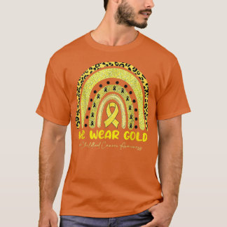 Vi Bära Guld - Medveten för regnbågscancer i barnd T Shirt
