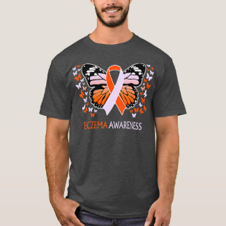 Vi Bära Lavender Orange for Eczema Awareness Butt T Shirt