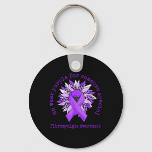 Vi Bära Lila Fibromyalgia Awareness Sunros Le Nyckelring