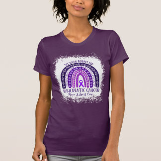 Vi bära lila för pankreascancer t shirt