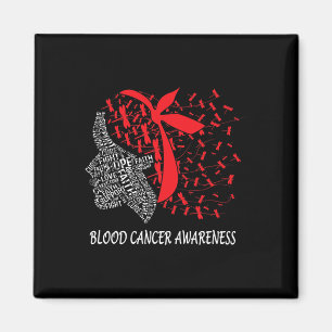 Vi Bära Red for Blood Cancer Awareness Magnet