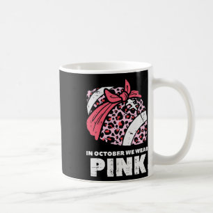 Vi Bära Rosa Football Breast Cancer Awareness Wome Kaffemugg