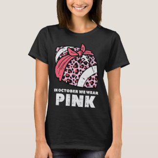 Vi Bära Rosa Football Breast Cancer Awareness Wome T Shirt