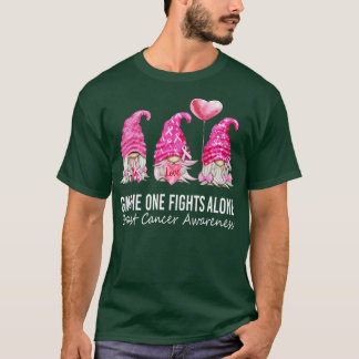 Vi Bära Rosa Gnome Breast Cancer T Shirt
