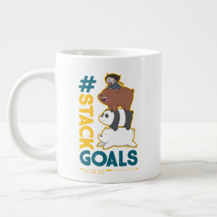 Vi Bare Bears and Chloe - #StackGoals Jumbo Mugg