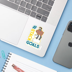 Vi Bare Bears and Chloe - #StackGoals Klistermärken