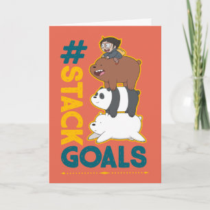Vi Bare Bears and Chloe - #StackGoals Kort