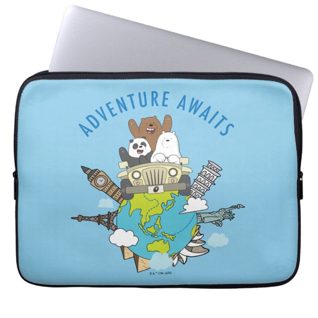 Vi Bare Bears - Äventyr Awaits Laptop Fodral (Framsidan)