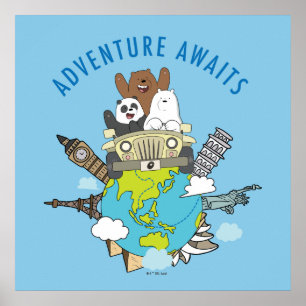 Vi Bare Bears - Äventyr Awaits Poster