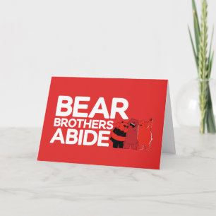 Vi Bare Bears - Bear Brothers Abide Kort