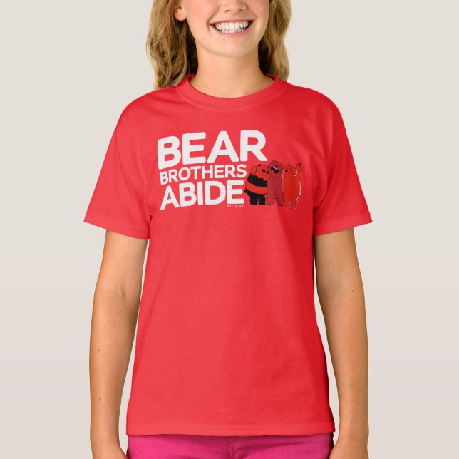 Vi Bare Bears - Bear Brothers Abide T Shirt (Framsida)