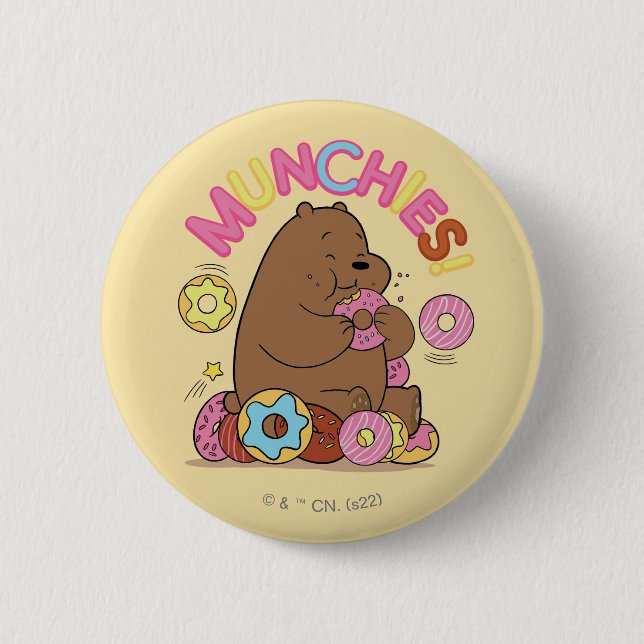 Vi Bare Bears - Grizz Donut Munchies! Knapp (Framsida)