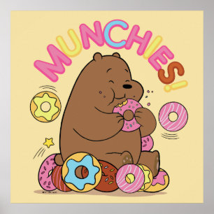 Vi Bare Bears - Grizz Donut Munchies! Poster
