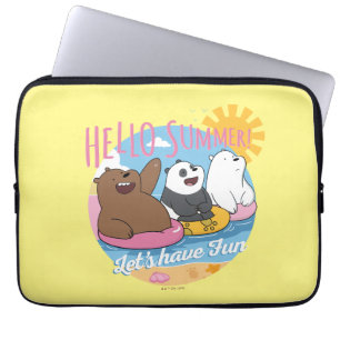 Vi Bare Bears - Hej Sommar! Låt oss ha Roligt Laptop Fodral