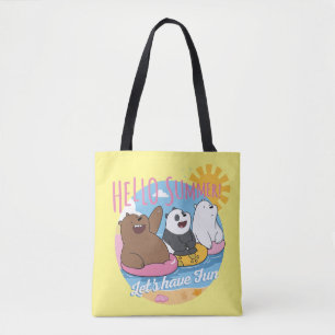 Vi Bare Bears - Hej Sommar! Låt oss ha Roligt Tygkasse