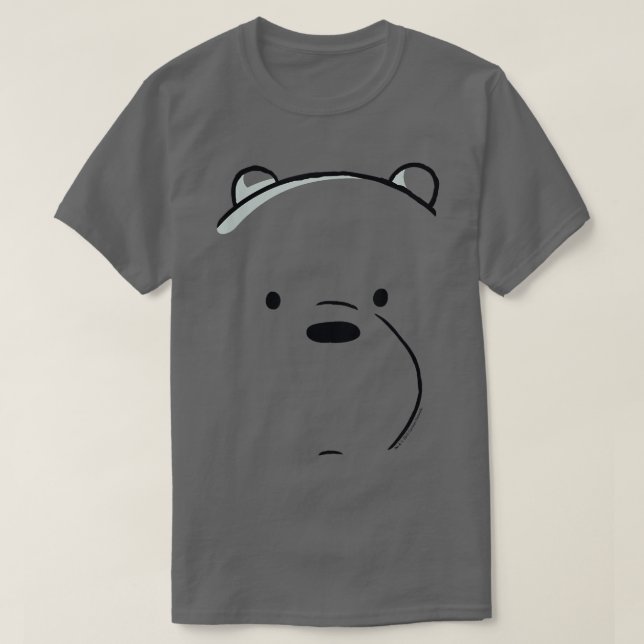 Vi Bare Bears Ice Bear Big Ansikte T Shirt (Design framsida)
