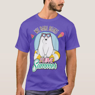Vi Bare Bears Ice Bear Kärlek Summer T Shirt
