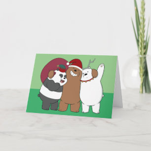 Vi Bare Bears - Säsongens hälsningar Kort